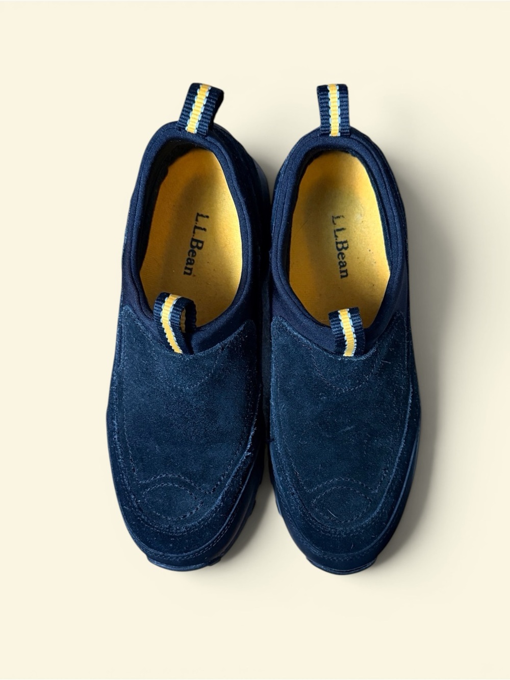 L.L. Bean Women’s Black Suede Thinsulate Slip-On Shoes